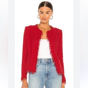 IRO Shavani Blazer Jacket In Red Revolve Sz 38/ Sz 4